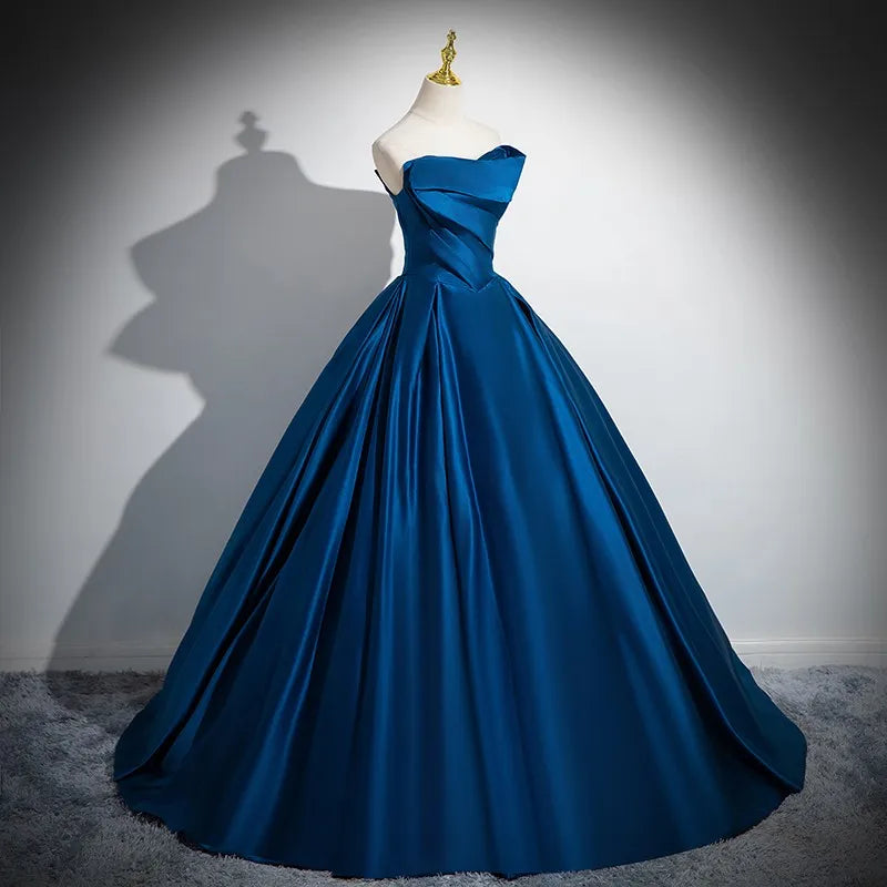 formal / gown royal blue dress Allure 18-805M Modest Prom Dress main image 1