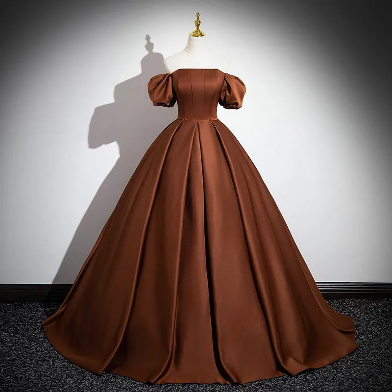 formal dress chocolate brown Chocolate Convertible Custom Mermaid Long Formal Bridesmaid Dresses BD –  bridalsew