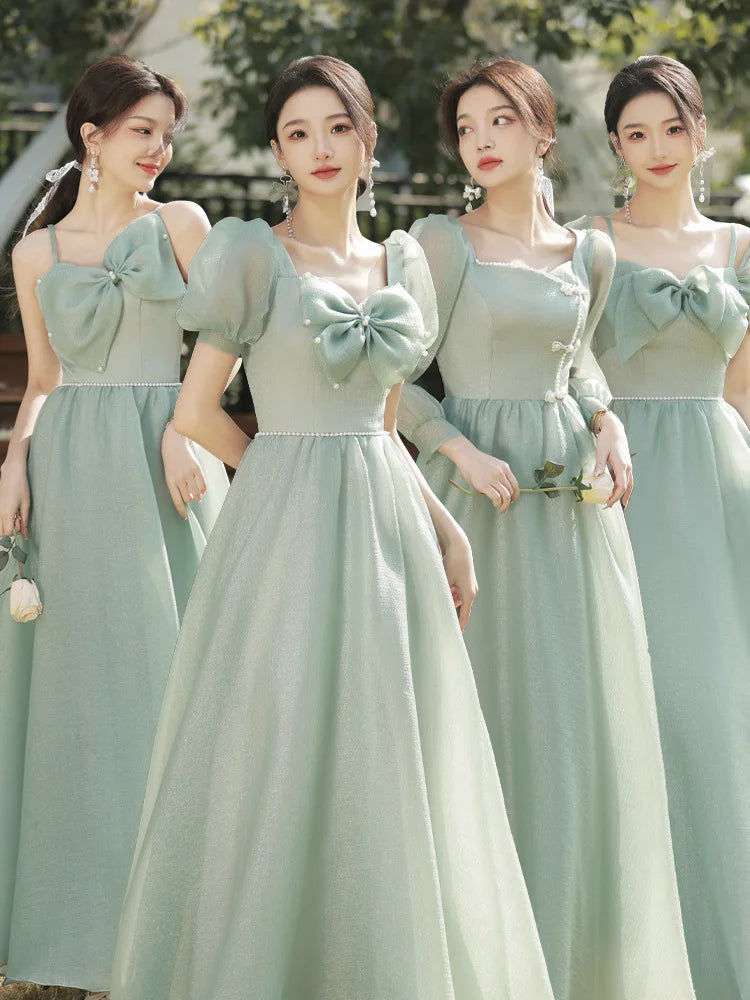 teal high low bridesmaid dresses Satin Bridesmaid Dress Prom Dress Light Blue XXL Dillon Teal by Grace Loves Lace main image 0