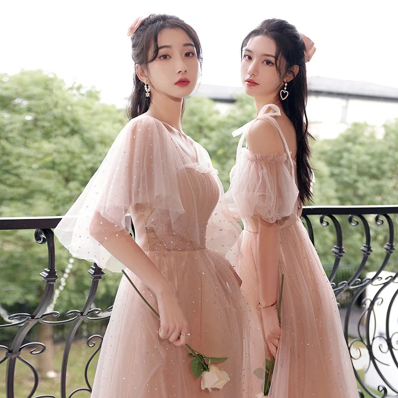 peach bridesmaid dresses with sleeves Elegant Long-sleeve Peach Bridesmaid Dresses Collection