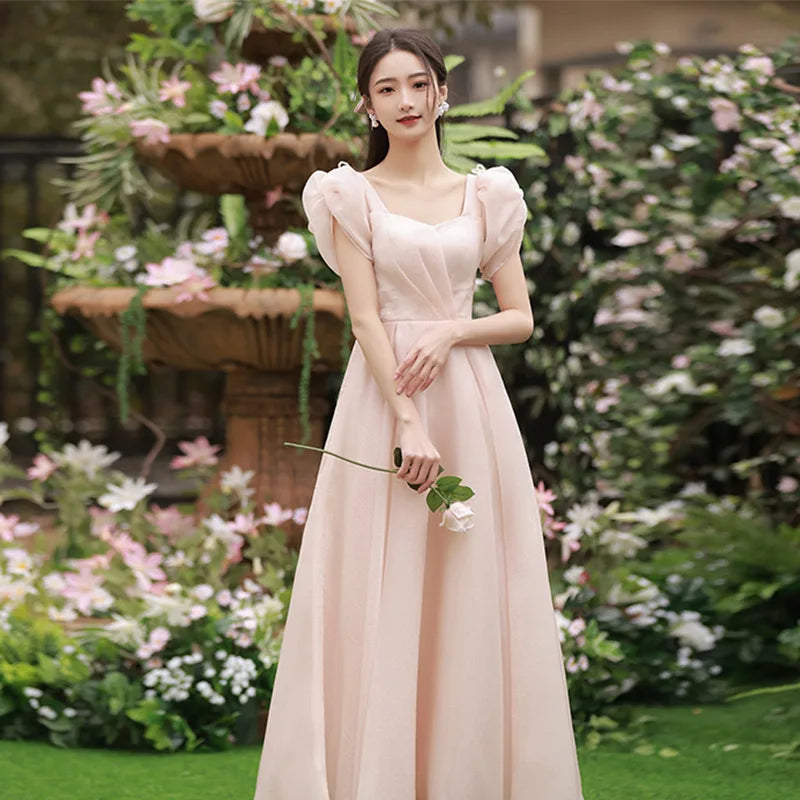 bridesmaid dress sets Grape Junior Bridesmaid Dresses,Chiffon Long Junior Bridesmaid Dress,J