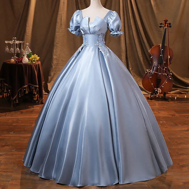 satin victorian dress Victorian Gothic Purple Satin Ball Gown on Luulla