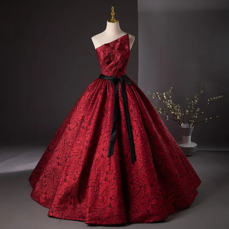 Floral Radiance Red Blossom Gown main image 1