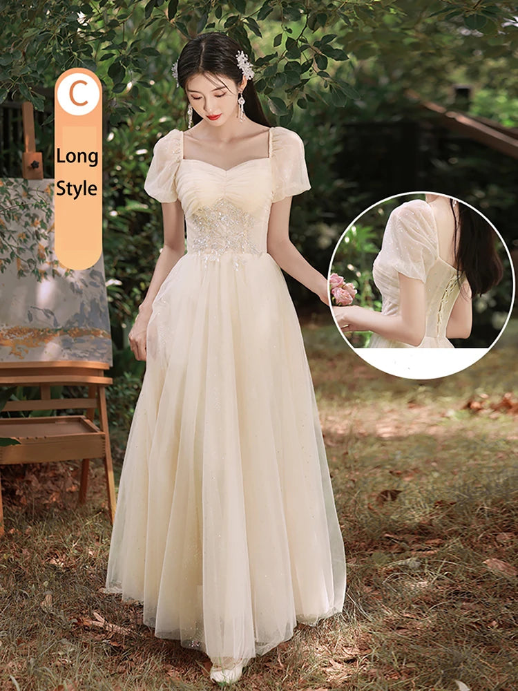 Women's Fashion Slim-fit Evening Wedding Bridesmaid Dress main image 1